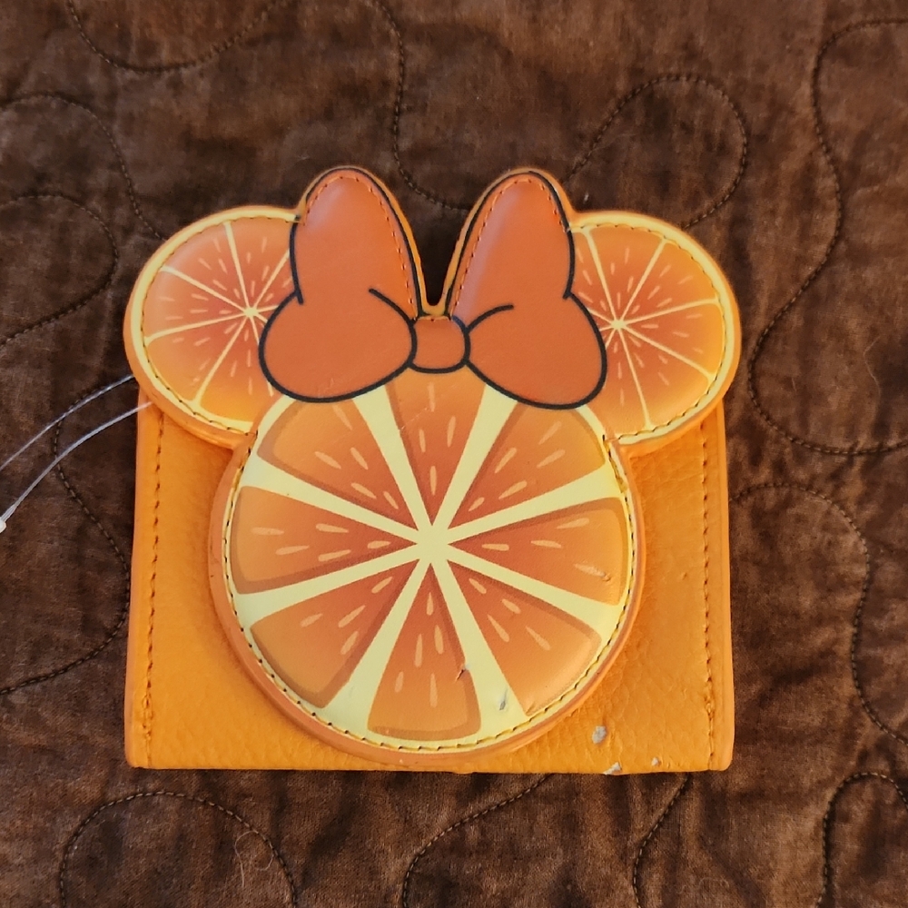 Disney Orange Leaf Accent Wallet